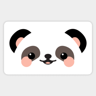 Cute panda face Magnet